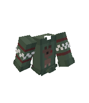 Christmas Sweater, a shirt piece for Minecraft skins, drawn on a Minecraft character preview