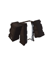 Leather Jacket, a coat piece for Minecraft skins, drawn on a Minecraft character preview