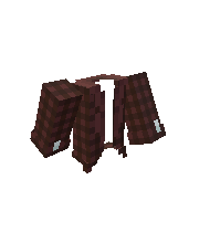 Open Plaid, a shirt piece for Minecraft skins, drawn on a Minecraft character preview