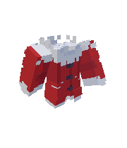 Winter Coat, a coat piece for Minecraft skins, drawn on a Minecraft character preview